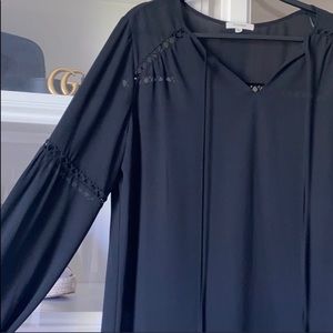 Pleione Detailed Long Sleeve Top